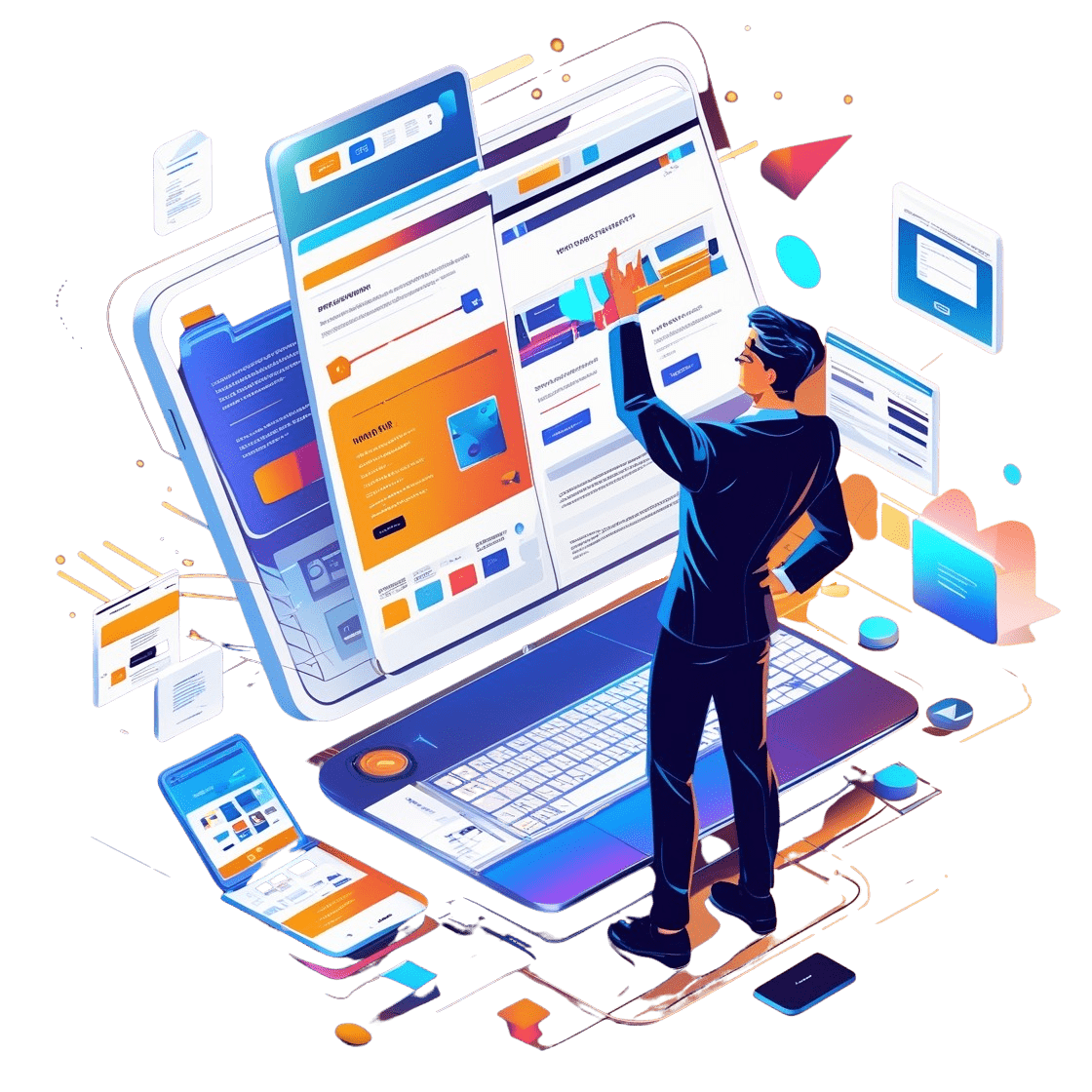 Digital Marketing Illustration